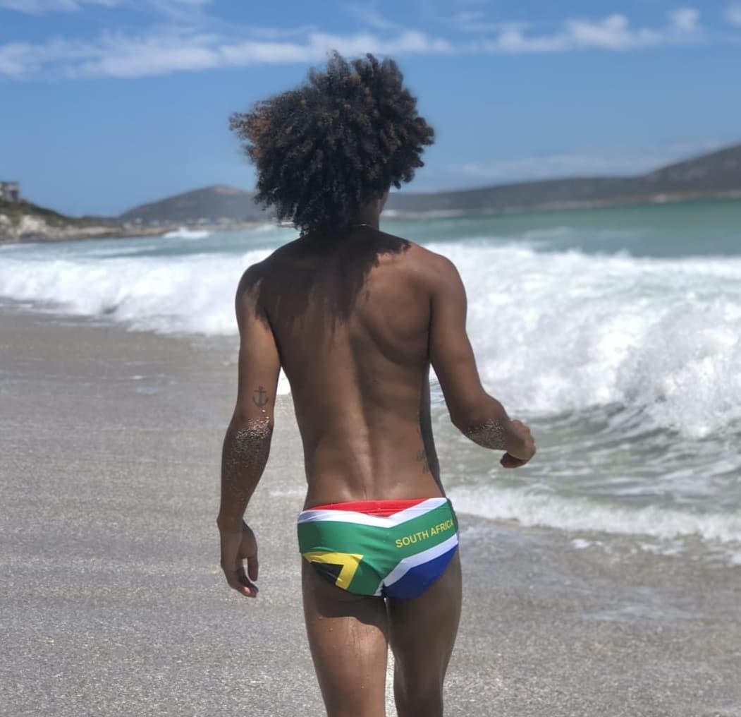 777 SA Flag Swimming Briefs - Boys
