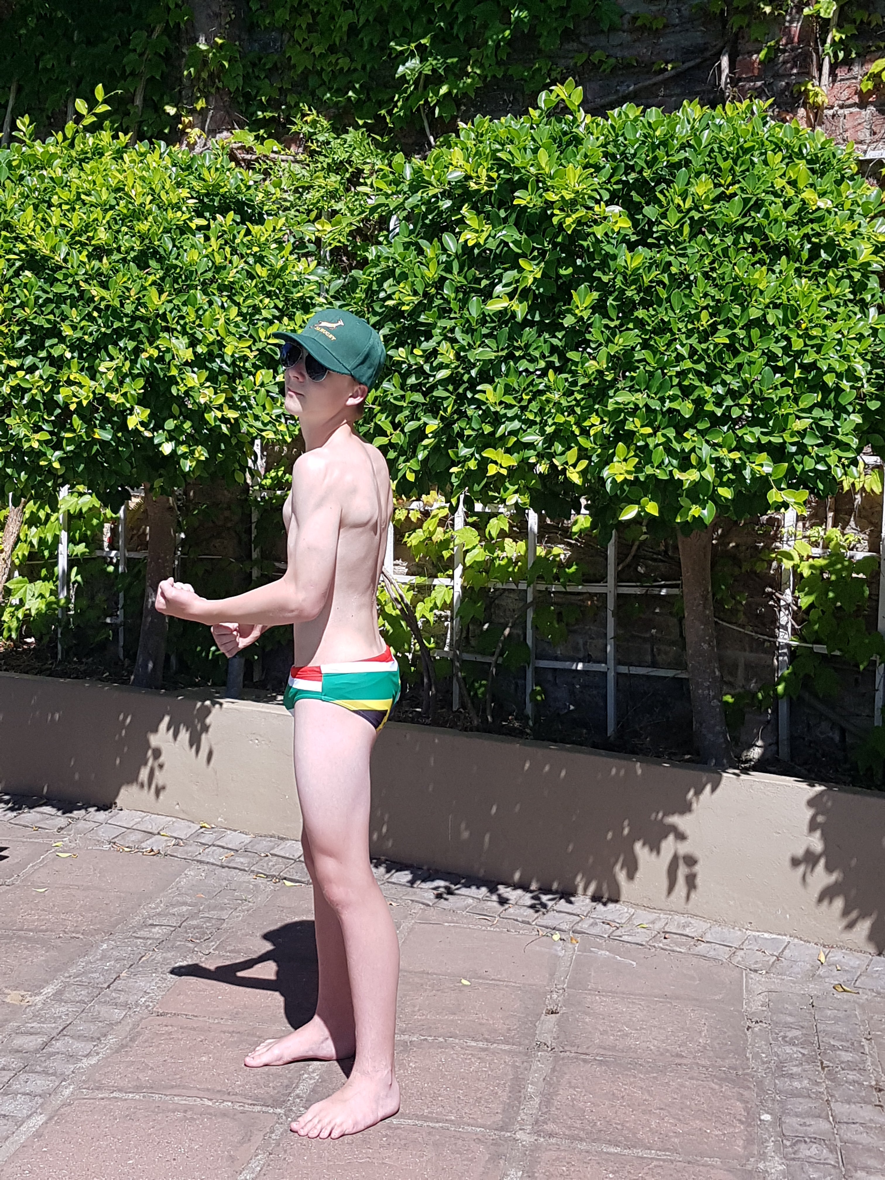 777 SA Flag Swimming Briefs - Boys