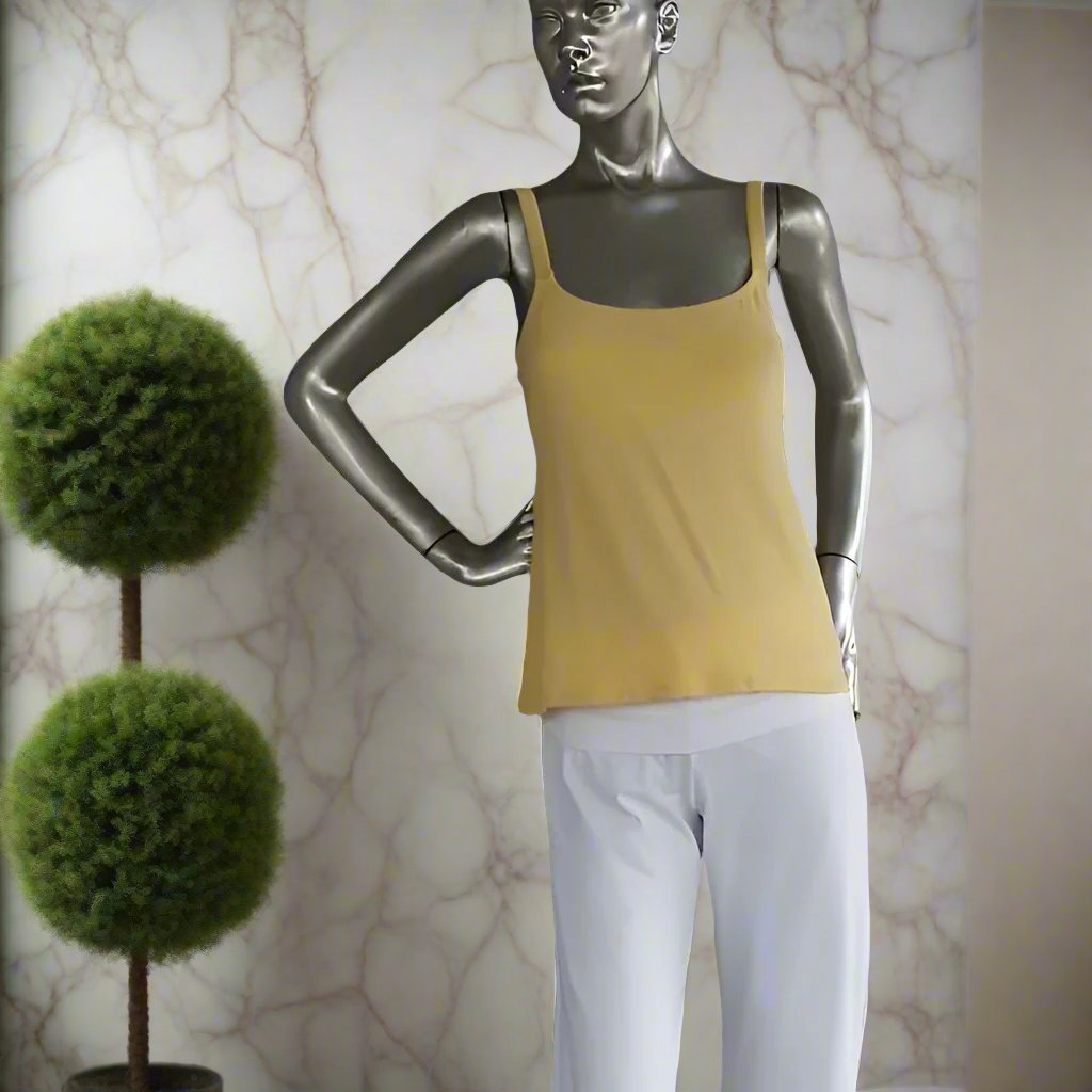 302 Strapi Top, Cotton Lycra