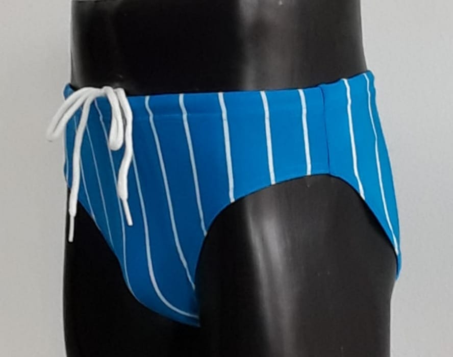 031 Men' s Striped Swimming Brief - End of range clearance