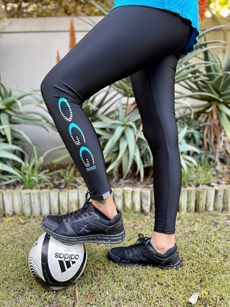 101 Ladies Long Sports Leggings - with zip pocket