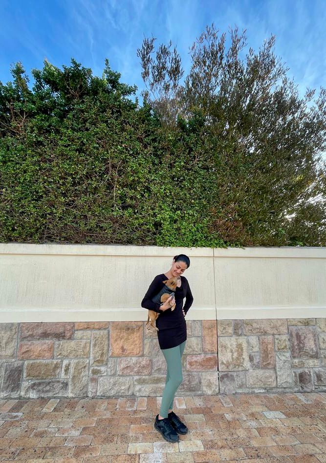 105 Yoga tights with soft waist