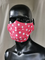 402 TYPE 1 Face mask - Pink Dot, kIDS(S) & Adult Med