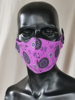 405 TYPE 2 Face mask - New Purple, Kids(S) & Adult Med