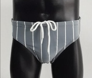 031 Men' s Striped Swimming Brief - End of range clearance