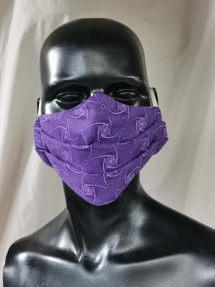 402 TYPE 1 Face mask - Purple 1, Adult Med Only