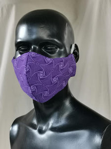 405 TYPE 2 Face mask - PURPLE 1, Adult Med Only