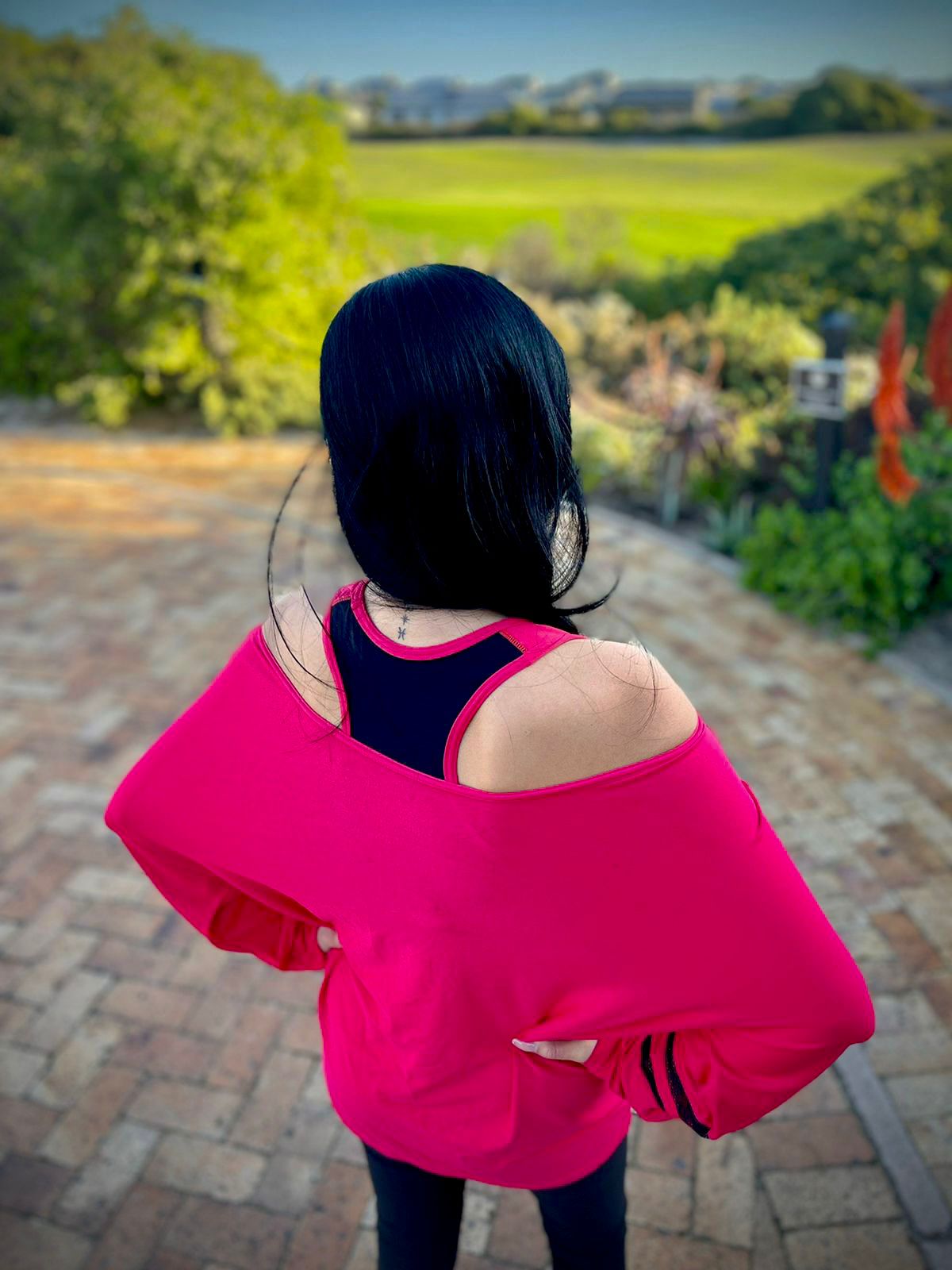 W009 Long Sleeve Ladies round neck top - END OF RANGE