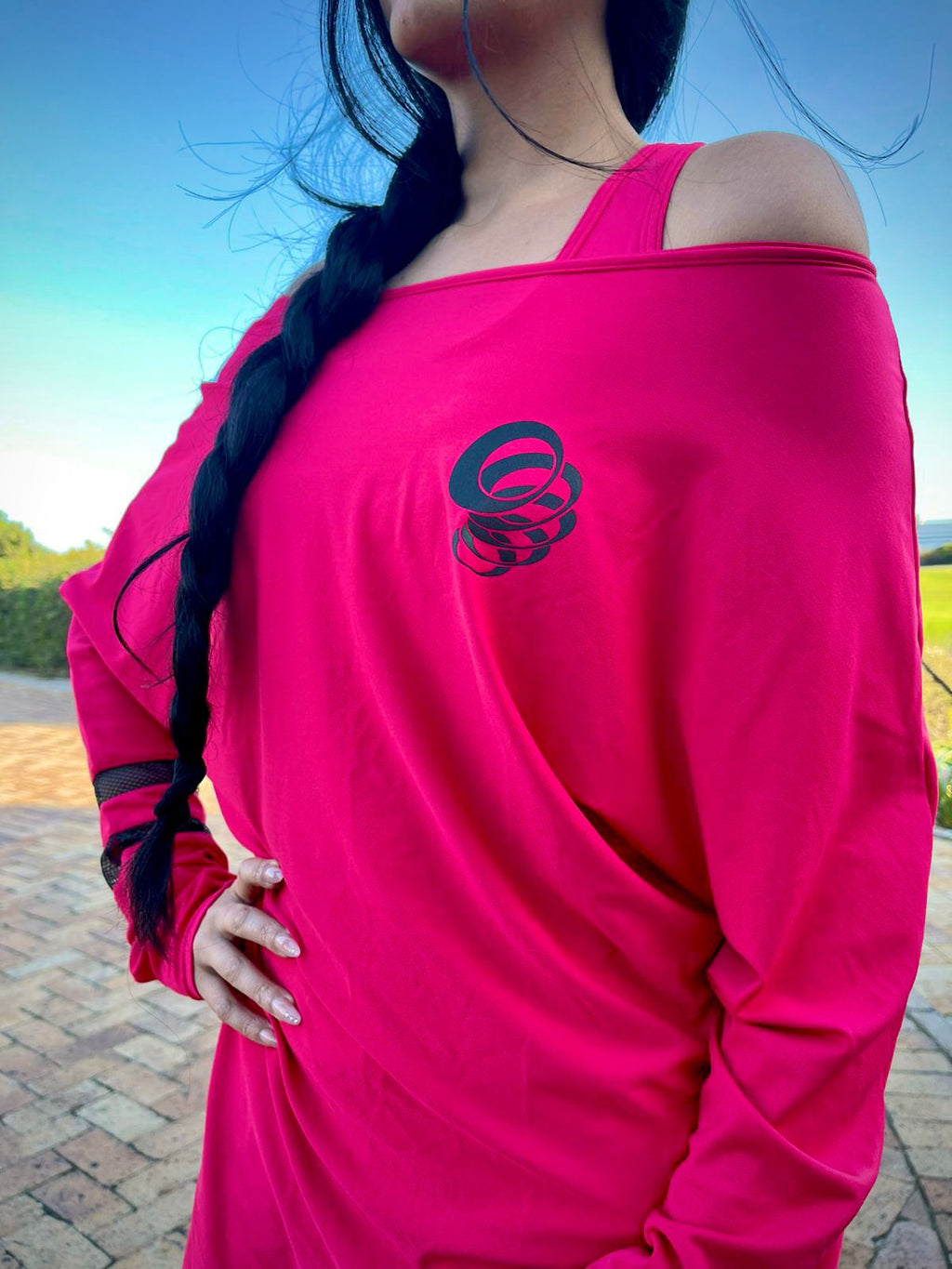 W009 Long Sleeve Ladies round neck top - END OF RANGE