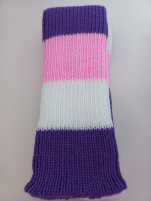 MA002 - Knitted leg warmers - Stripes